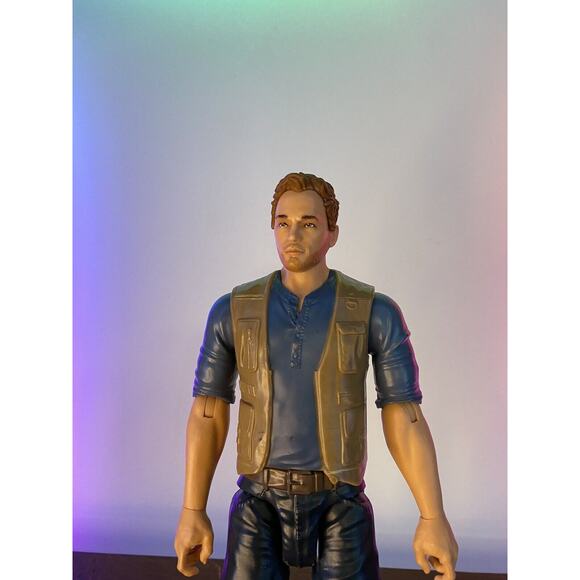 Jurassic World Fallen Kingdom Owen Grady 12" Action Figure Pratt 2017 Mattel Toy - Picture 2 of 4